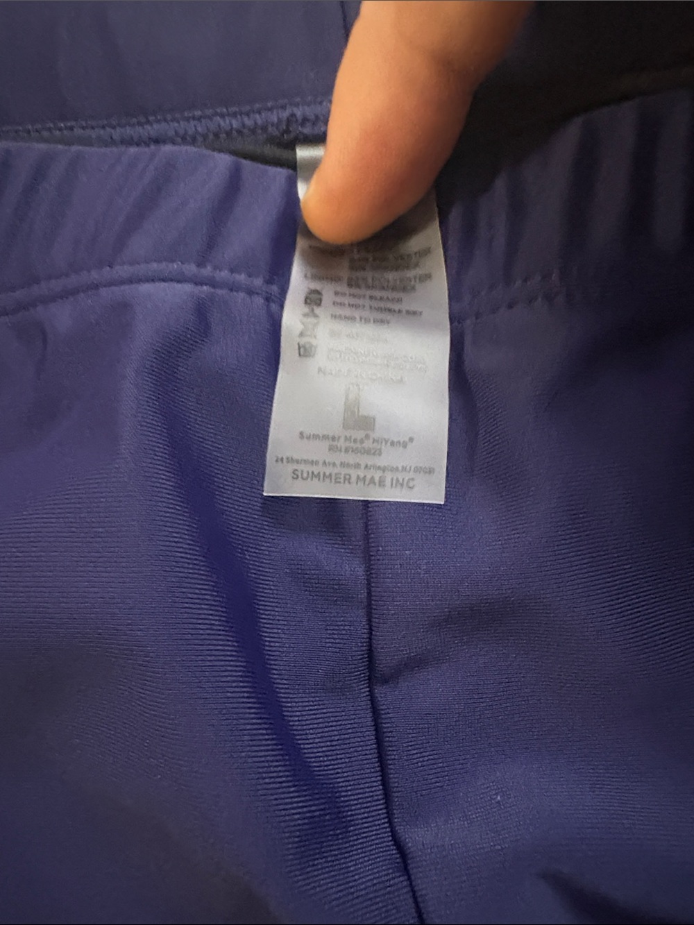 Women’s Navy Swim Trunks - Picture 2 of 3